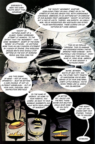 Illustration for article titled Frank Miller slams Occupy Wall Street, becomes a parody of himself